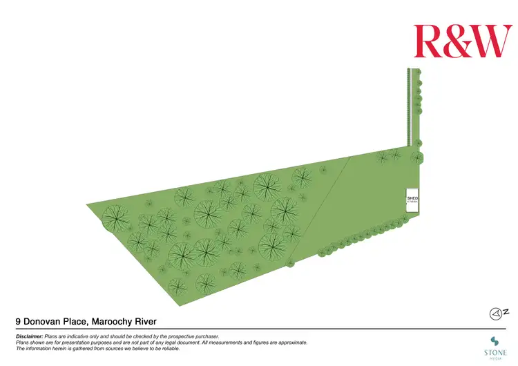 Floorplan of Homely land listing, 9 Donovan Place, Maroochy River QLD 4561