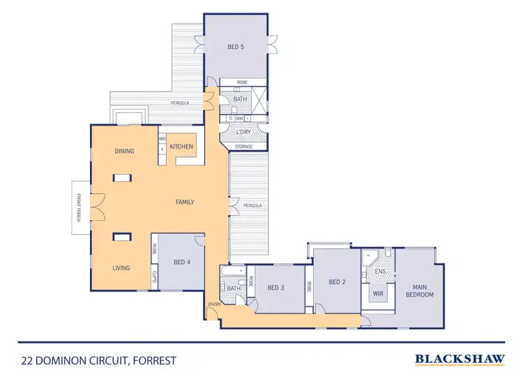 Floorplan of Homely house listing, 22 Dominion Circuit, Forrest ACT 2603