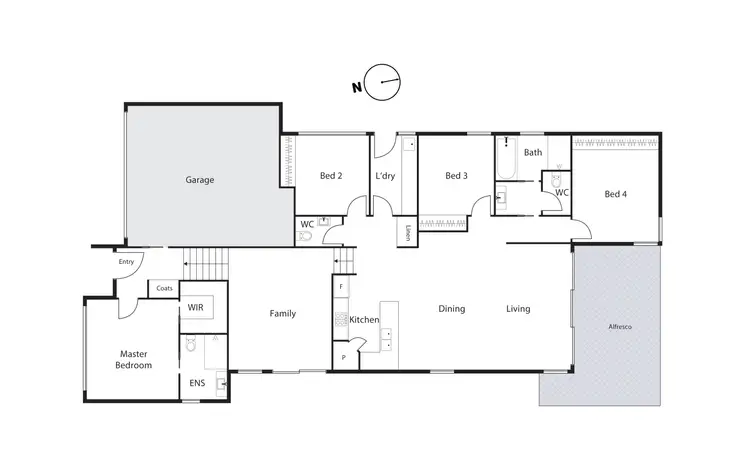 Floorplan of Homely house listing, 10 Freebury Street, Denman Prospect ACT 2611