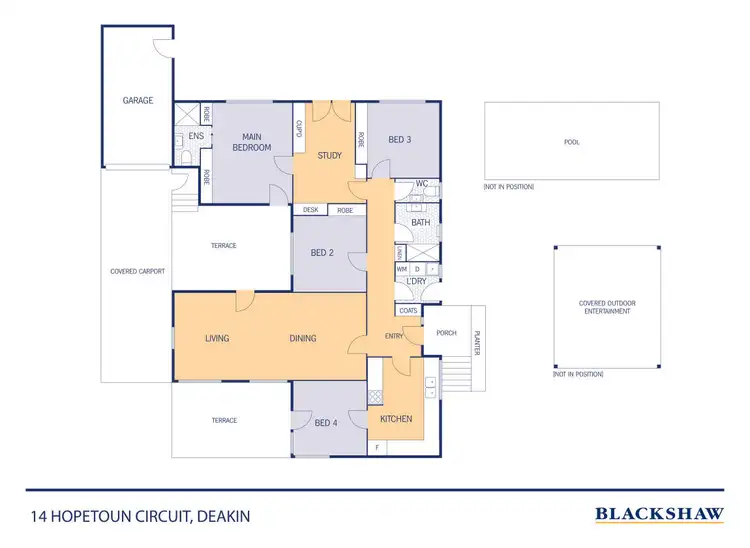 Floorplan of Homely house listing, 14 Hopetoun Circuit, Deakin ACT 2600