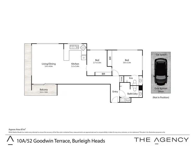 Floorplan of Homely apartment listing, 10A/52 Goodwin Terrace, Burleigh Heads QLD 4220