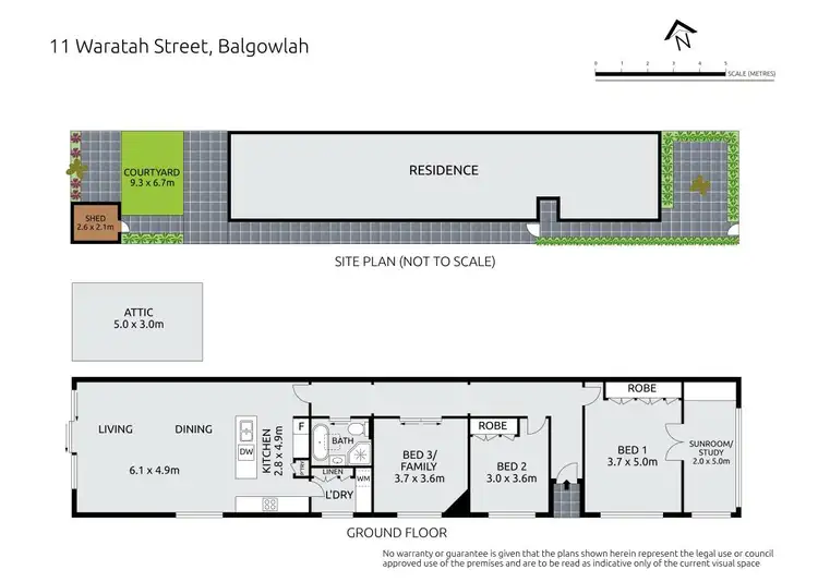 Floorplan of Homely house listing, 11 Waratah Street, Balgowlah NSW 2093