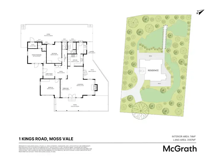 Floorplan of Homely house listing, 1 Kings Road, Moss Vale NSW 2577