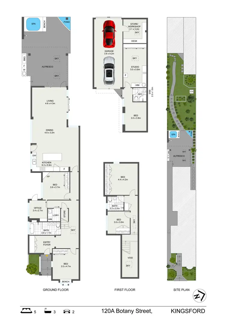 Floorplan of Homely house listing, 120a Botany Street, Kingsford NSW 2032
