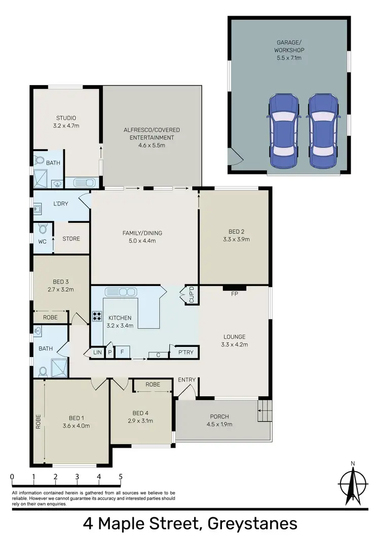 Floorplan of Homely house listing, 4 Maple Street, Greystanes NSW 2145