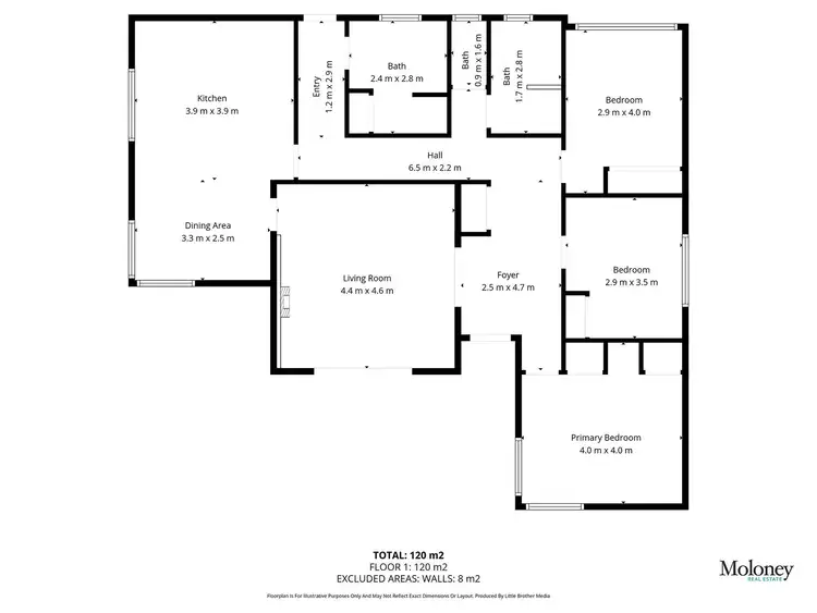 Floorplan of Homely house listing, 9 Gitchell Street, Corowa NSW 2646