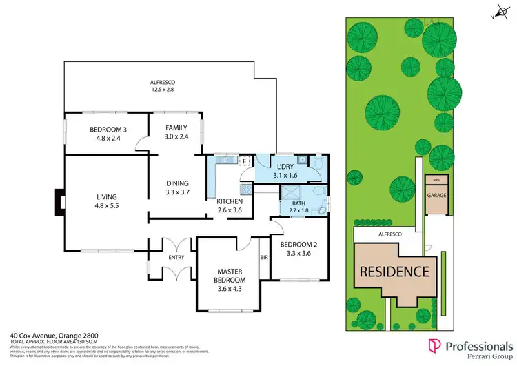 Floorplan of Homely house listing, 40 Cox Avenue, Orange NSW 2800