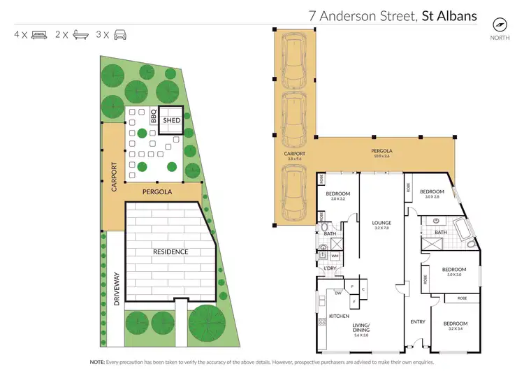 Floorplan of Homely house listing, 7 Anderson Street, St Albans VIC 3021