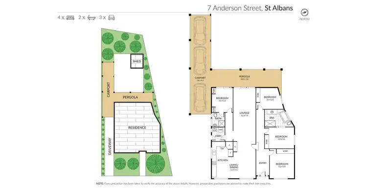 Floorplan of Homely house listing, 7 Anderson Street, St Albans VIC 3021