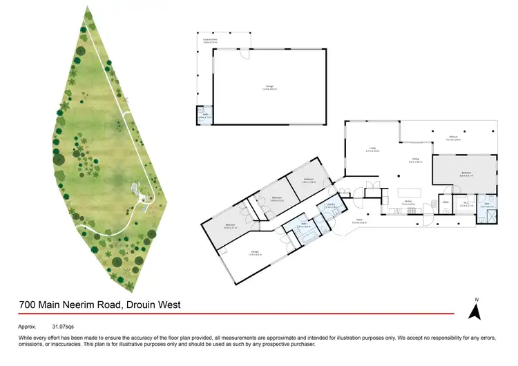 Floorplan of Homely rural property listing, 700 Main Neerim Road, Drouin West VIC 3818