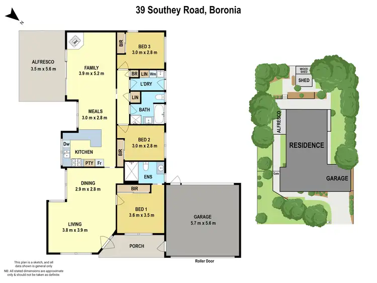 Floorplan of Homely house listing, 39 Southey Road, Boronia VIC 3155