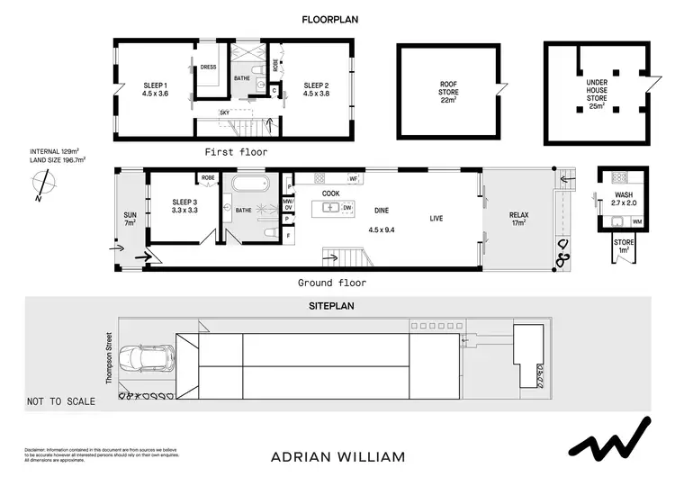 Floorplan of Homely house listing, 35 Thompson Street, Earlwood NSW 2206