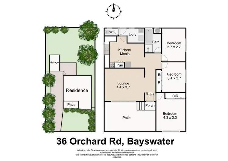 Floorplan of Homely house listing, 36 Orchard Road, Bayswater VIC 3153