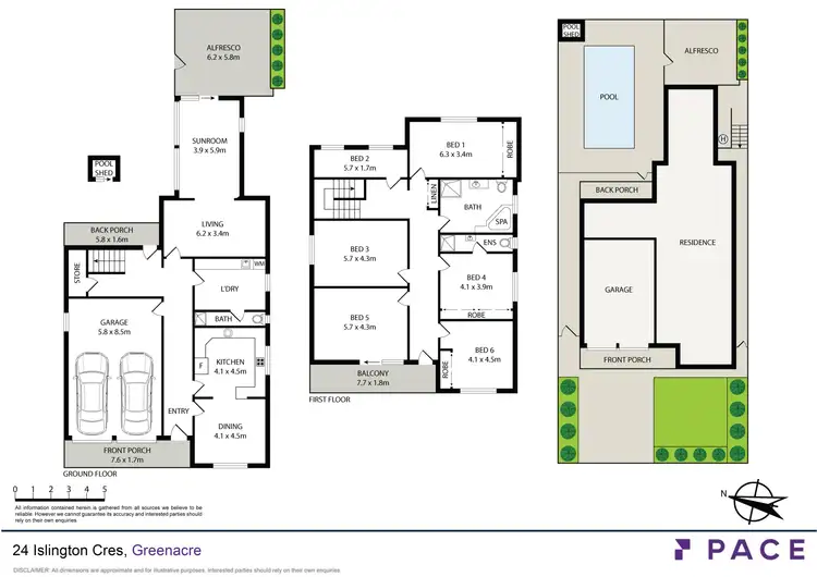 Floorplan of Homely house listing, 24 Islington Crescent, Greenacre NSW 2190