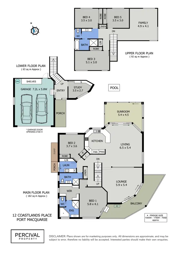 Floorplan of Homely house listing, 12 Coastlands Place, Port Macquarie NSW 2444