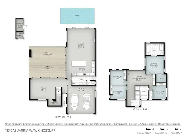 Floorplan of Homely house listing, 423 Casuarina Way, Casuarina NSW 2487