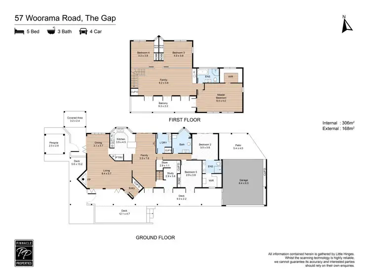 Floorplan of Homely house listing, 57 Woorama Road, The Gap QLD 4061