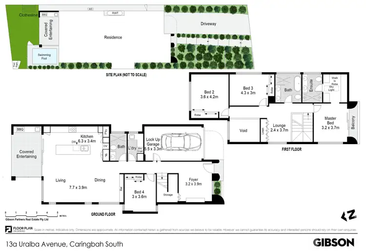 Floorplan of Homely semi-detached listing, 13A Uralba Avenue, Caringbah South NSW 2229
