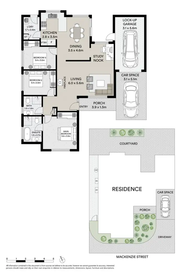 Floorplan of Homely villa listing, 3/95 MacKenzie Street, Revesby NSW 2212