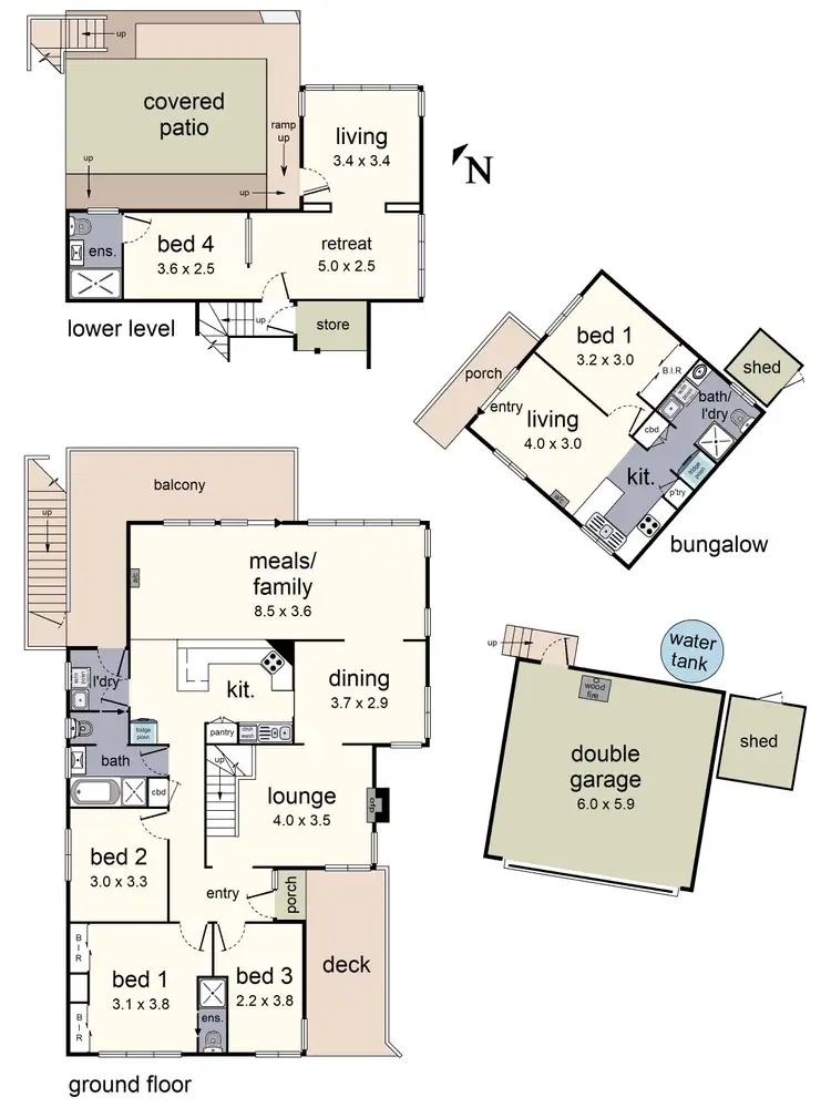 Floorplan of Homely house listing, 4 Greythorn Court, Chirnside Park VIC 3116