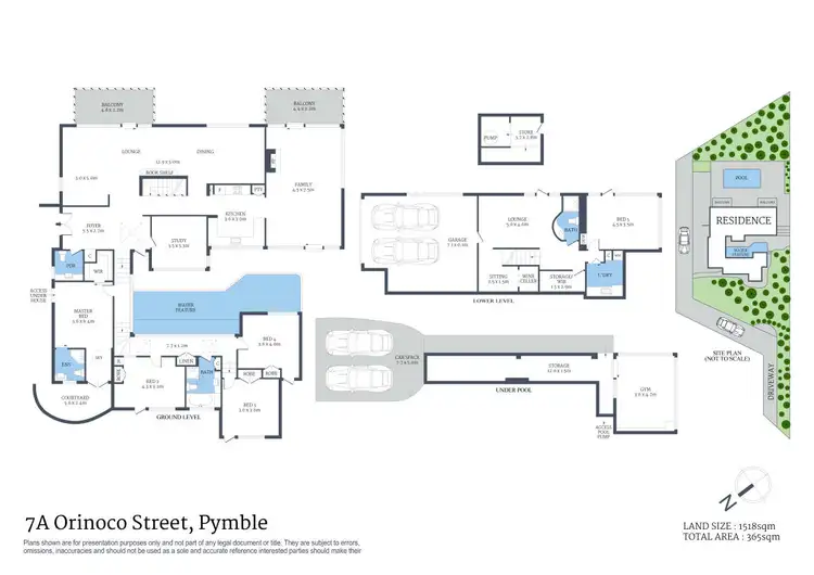 Floorplan of Homely house listing, 7A Orinoco Street, Pymble NSW 2073