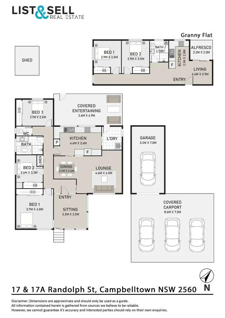 Floorplan of Homely house listing, 17 Randolph Street, Campbelltown NSW 2560