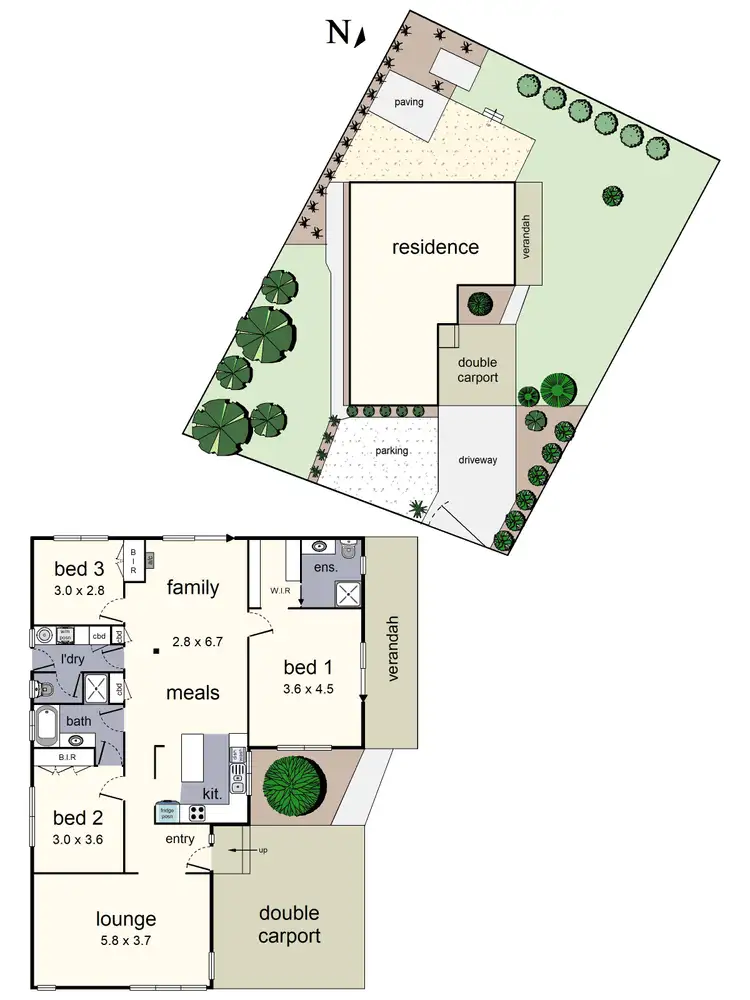Floorplan of Homely house listing, 2/345 Maroondah Highway, Croydon North VIC 3136