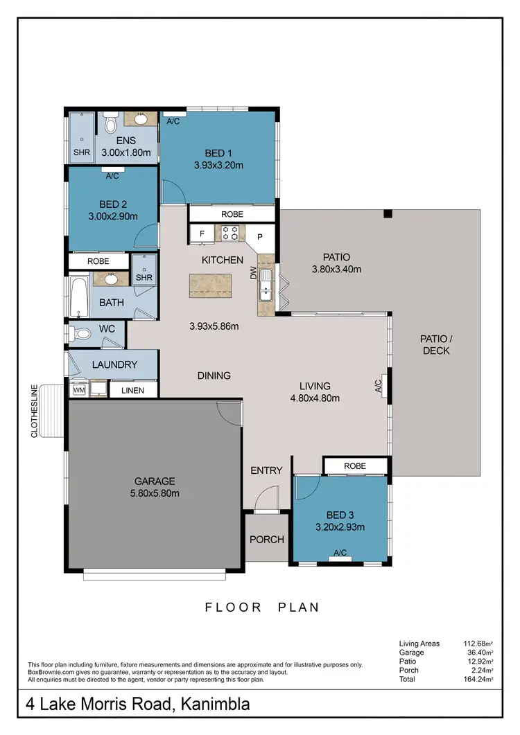 Floorplan of Homely house listing, 4 Lake Morris Road, Kanimbla QLD 4870