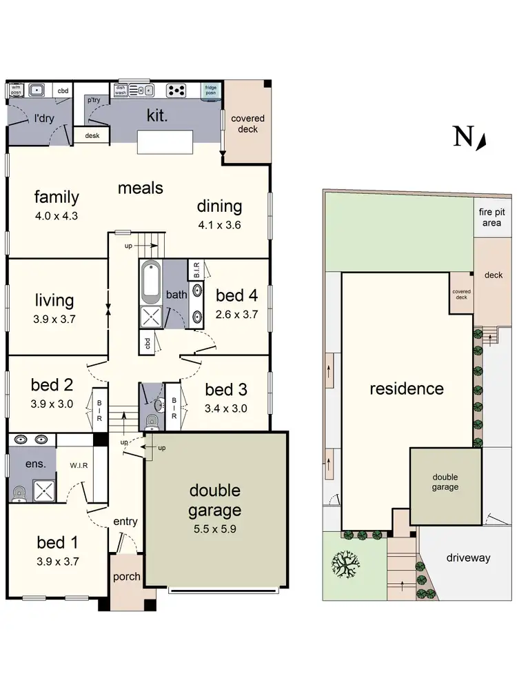 Floorplan of Homely house listing, 24 Haldane Close, Chirnside Park VIC 3116
