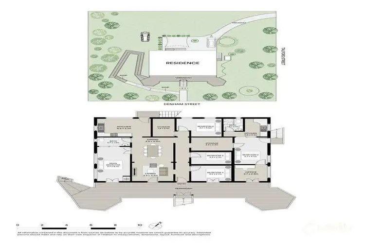 Floorplan of Homely house listing, 180 Denham Street, Allenstown QLD 4700