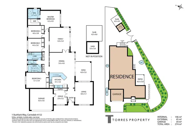 Floorplan of Homely house listing, 1 Bushlark Way, Carindale QLD 4152