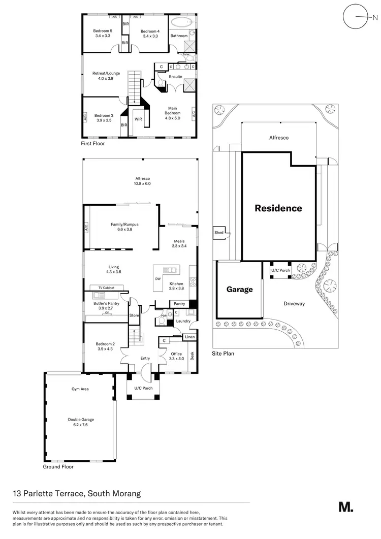 Floorplan of Homely house listing, 13 Parlette Terrace, South Morang VIC 3752