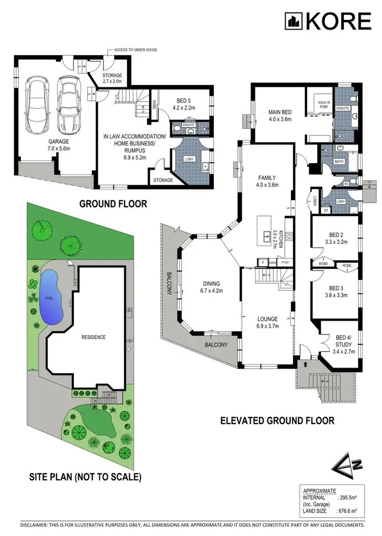 Floorplan of Homely house listing, 39 Hobart Place, Illawong NSW 2234
