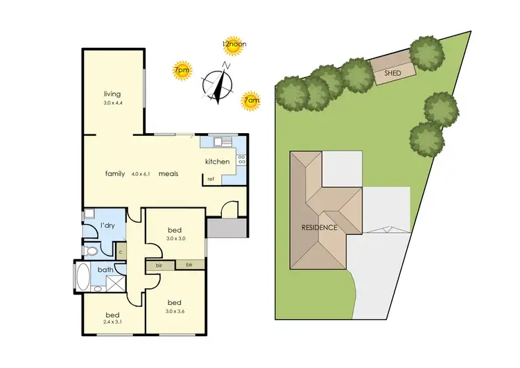 Floorplan of Homely house listing, 93 Raphael Crescent, Frankston VIC 3199