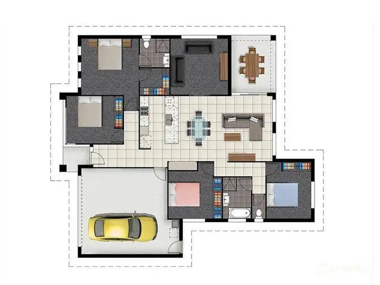 Floorplan of Homely house listing, 37 Epping Way, Mount Low QLD 4818