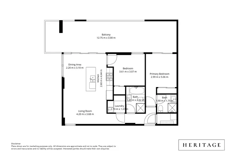Floorplan of Homely unit listing, 14/14 Batley Street, West Gosford NSW 2250