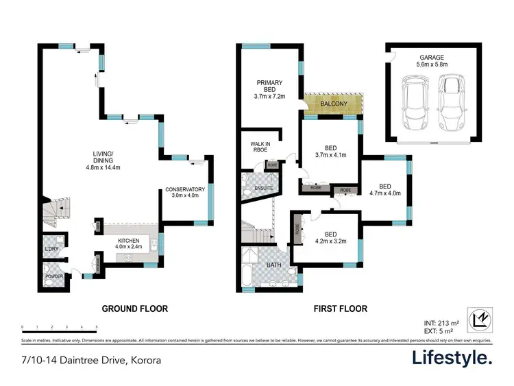 Floorplan of Homely unit listing, 7/10-14 Daintree Drive, Korora NSW 2450