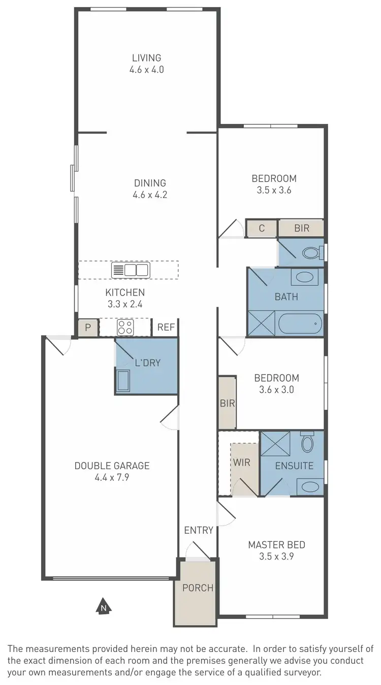 Floorplan of Homely house listing, 16 Mariposa Way, Tarneit VIC 3029