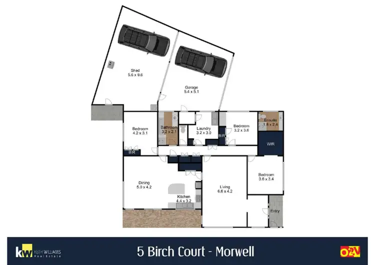 Floorplan of Homely house listing, 5 Birch Court, Morwell VIC 3840