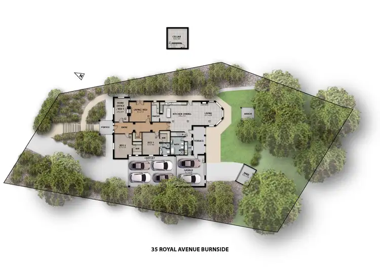 Floorplan of Homely house listing, 35 Royal Avenue, Burnside SA 5066