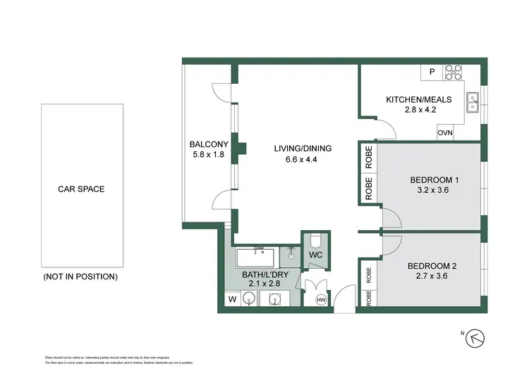 Floorplan of Homely apartment listing, 28/41 Chapel Street, St Kilda VIC 3182