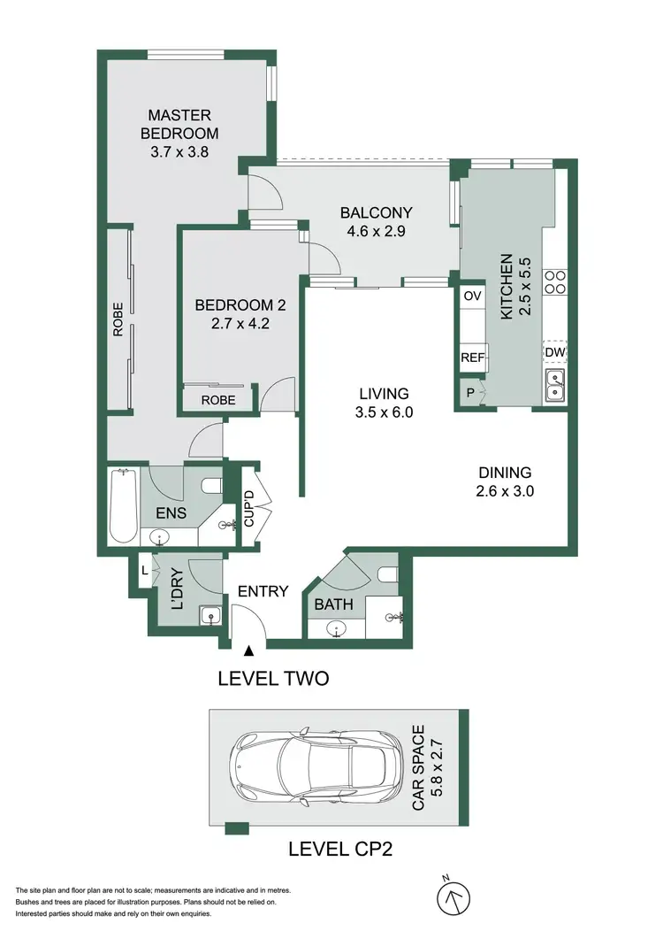 Floorplan of Homely apartment listing, 203/79 Grafton Street, Bondi Junction NSW 2022