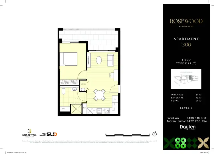 Floorplan of Homely apartment listing, 202/6 Maclaurin Parade, Roseville NSW 2069