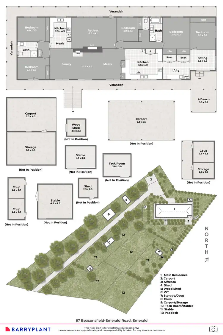 Floorplan of Homely house listing, 67 Beaconsfield-Emerald Road, Emerald VIC 3782