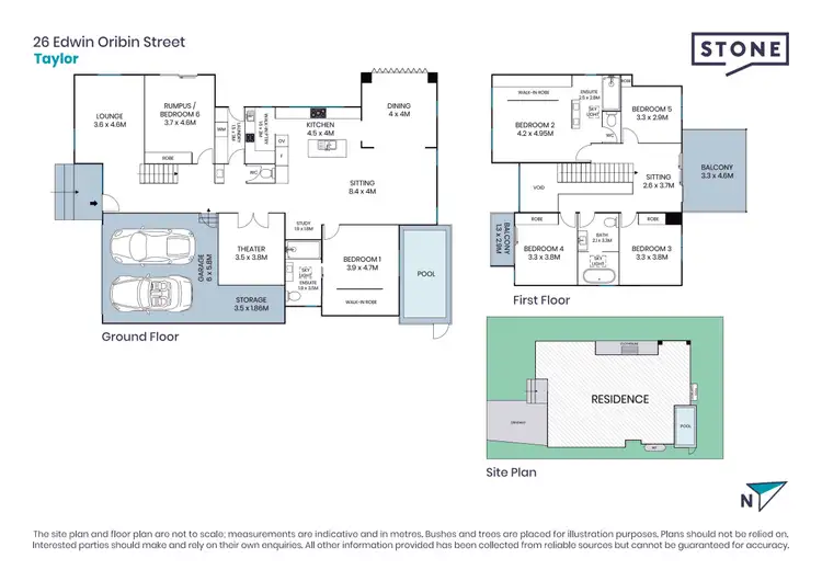 Floorplan of Homely house listing, 26 Edwin Oribin Street, Taylor ACT 2913