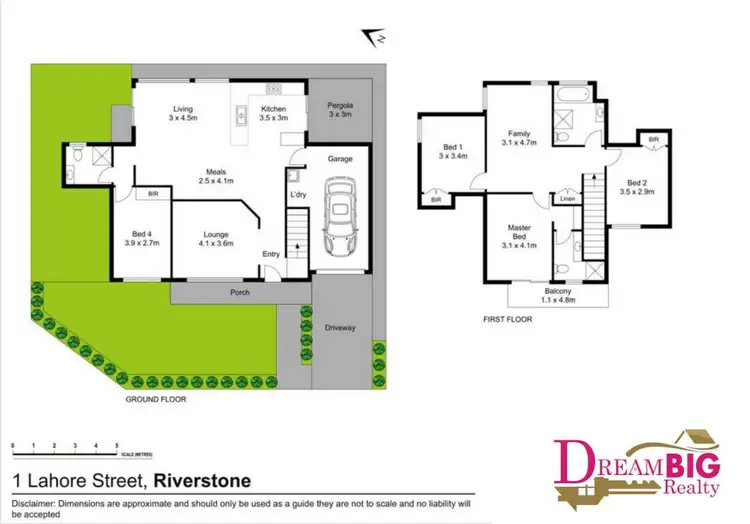 Floorplan of Homely house listing, 1 Lahore Street, Riverstone NSW 2765