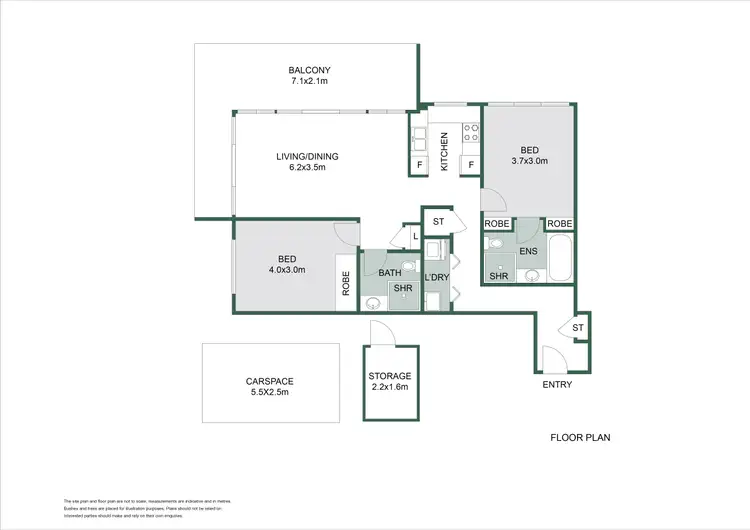 Floorplan of Homely apartment listing, 148/8-12 Thomas Street, Waitara NSW 2077