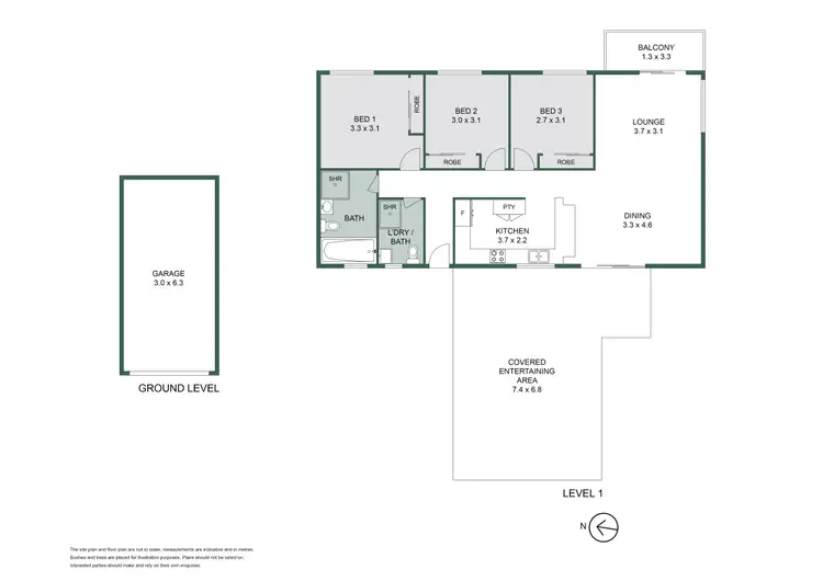 Floorplan of Homely unit listing, 12/17-19 Edgeworth David Avenue, Hornsby NSW 2077