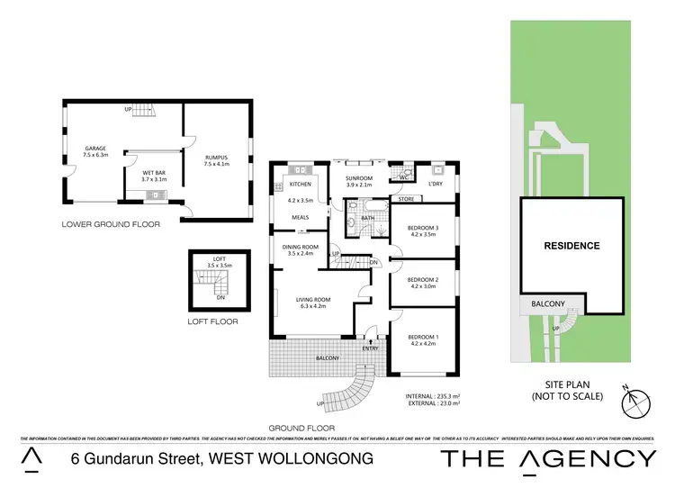 Floorplan of Homely house listing, 6 Gundarun Street, West Wollongong NSW 2500