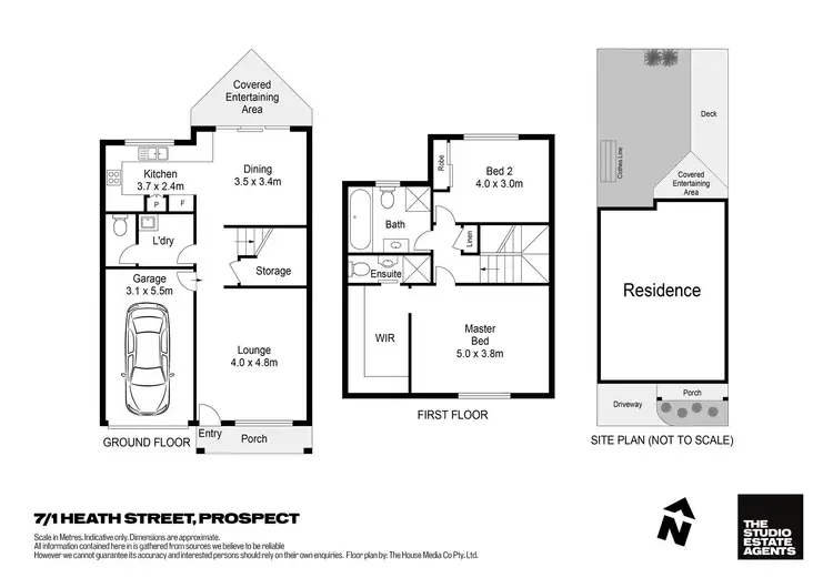 Floorplan of Homely townhouse listing, 7/1 Heath Street, Prospect NSW 2148